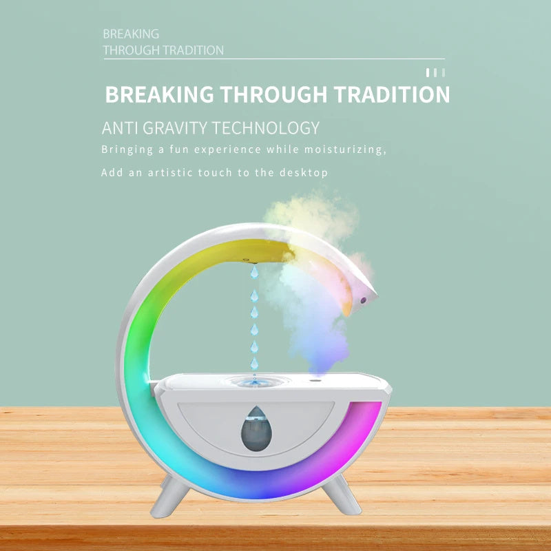 RGB Water Droplet Humidifier & Mist Diffuser