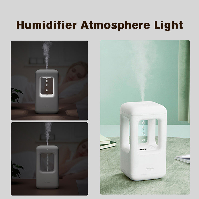 Silent Water Drop Humidifier with Light