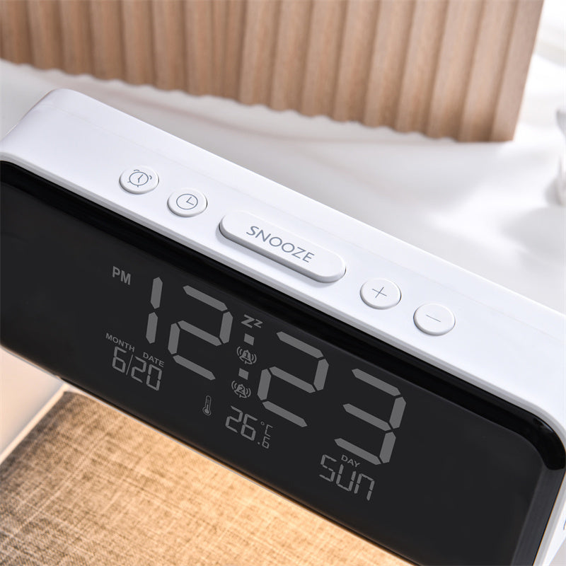 Screen Alarm Clock & Wireless Phone Charger