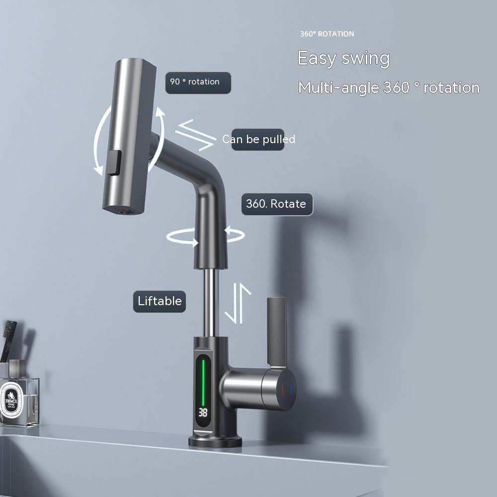 Smart Digital Pull-out Faucet