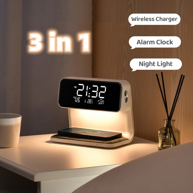 Screen Alarm Clock & Wireless Phone Charger