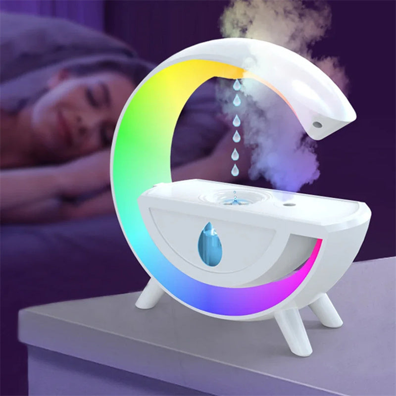 RGB Water Droplet Humidifier & Mist Diffuser