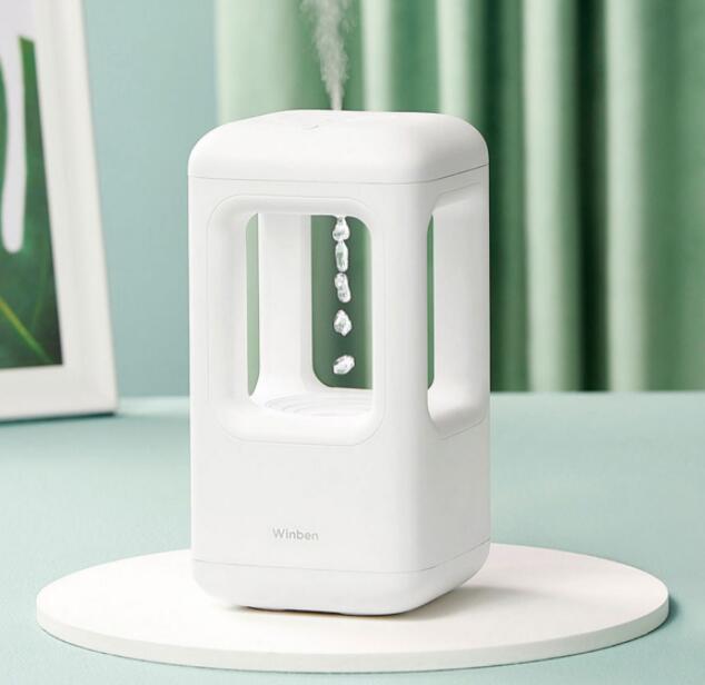 Silent Water Drop Humidifier with Light