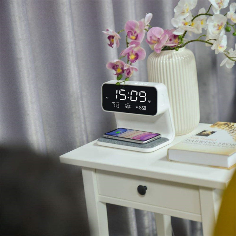 Screen Alarm Clock & Wireless Phone Charger