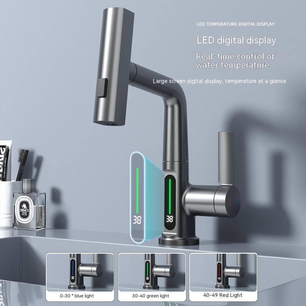 Smart Digital Pull-out Faucet