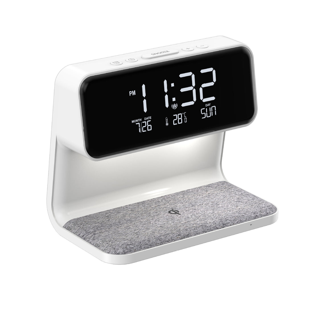 Screen Alarm Clock & Wireless Phone Charger