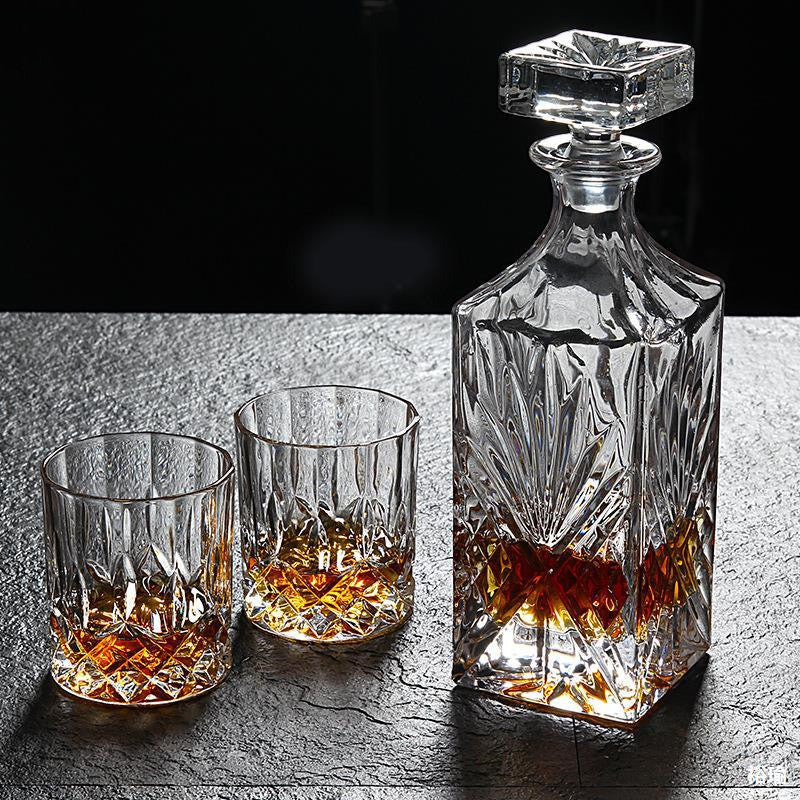 Crystal Glass Whiskey Set