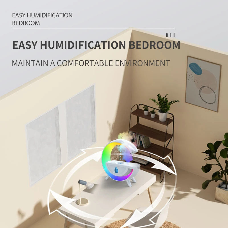 RGB Water Droplet Humidifier & Mist Diffuser